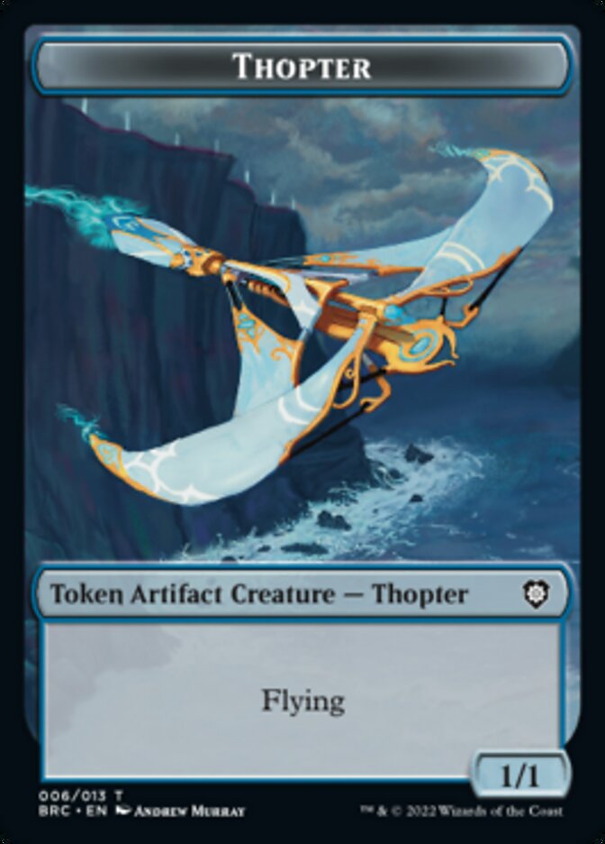 Copy // Thopter (006) Double-Sided Token [The Brothers' War Commander Tokens] | Odin's Place