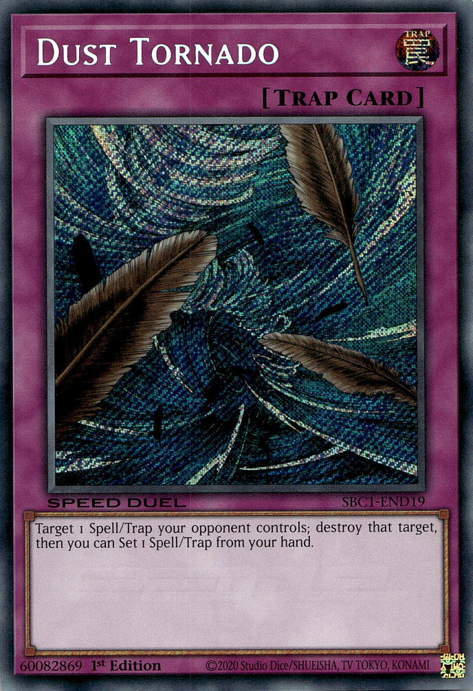 Dust Tornado [SBC1-END19] Secret Rare | Odin's Place