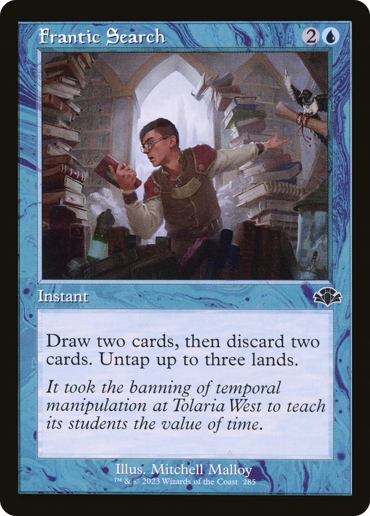 Frantic Search (Retro) [Dominaria Remastered] | Odin's Place