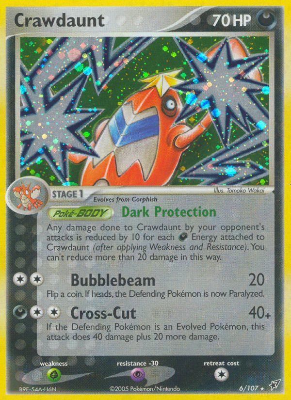 Crawdaunt (6/107) [EX: Deoxys] | Odin's Place