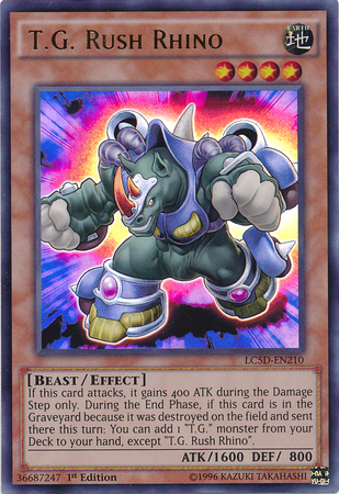 T.G. Rush Rhino [LC5D-EN210] Ultra Rare | Odin's Place