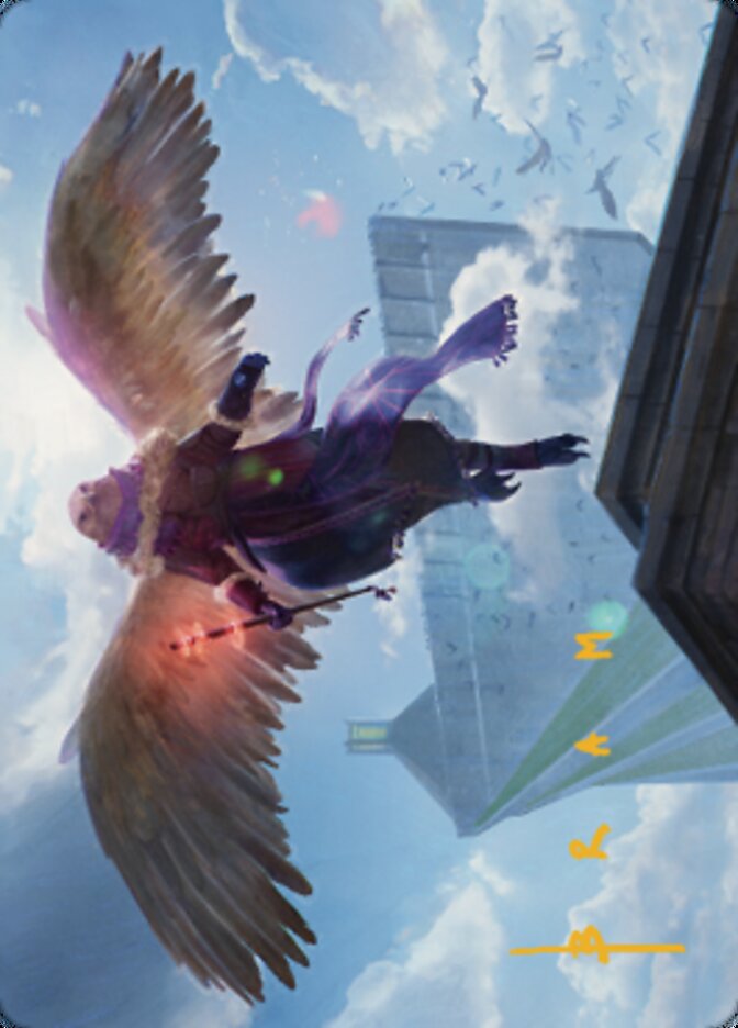 Balmor, Battlemage Captain Art Card 1 (Gold-Stamped Signature) [Dominaria United Art Series] | Odin's Place