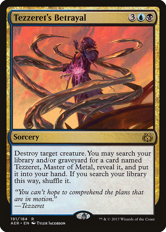 Tezzeret's Betrayal (191) [Aether Revolt] | Odin's Place