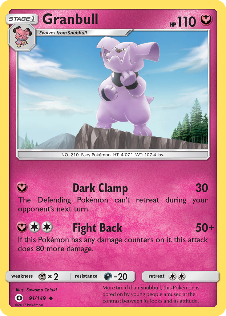Granbull (91/149) [Sun & Moon: Base Set] | Odin's Place