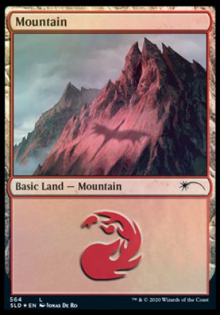 Mountain (Dragons) (564) [Secret Lair Drop Promos] | Odin's Place