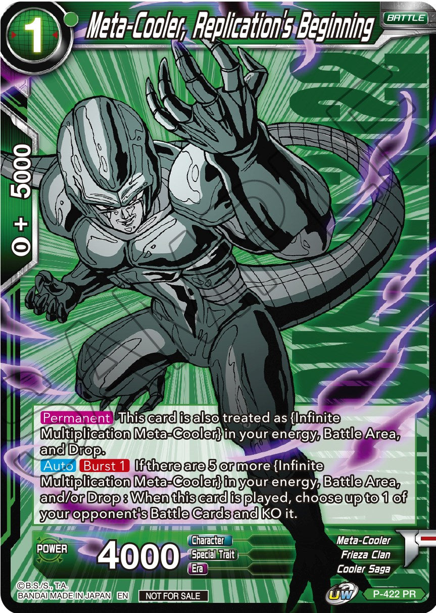 Meta-Cooler, Replication's Beginning (Championship Pack 2022 Vol.2) (P-422) [Promotion Cards] | Odin's Place