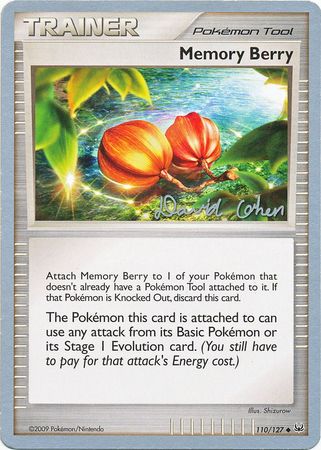Memory Berry (110/127) (Stallgon - David Cohen) [World Championships 2009] | Odin's Place