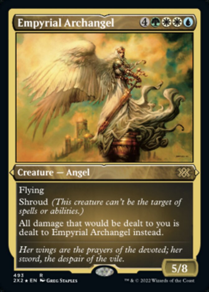 Empyrial Archangel (Foil Etched) [Double Masters 2022] | Odin's Place