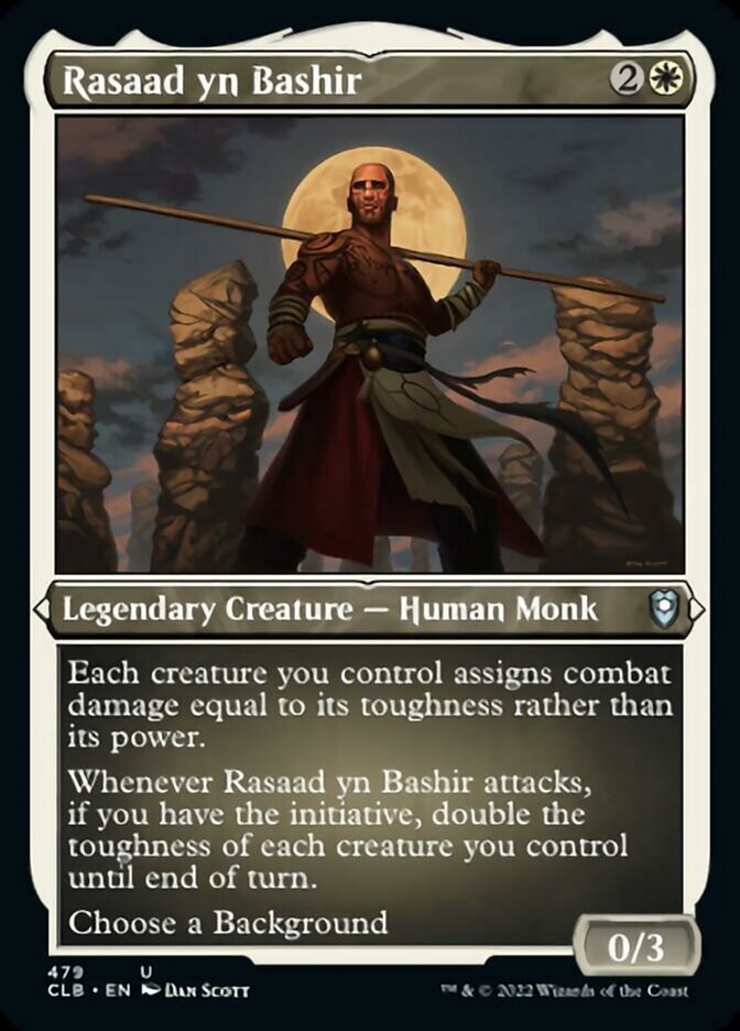 Rasaad yn Bashir (Foil Etched) [Commander Legends: Battle for Baldur's Gate] | Odin's Place