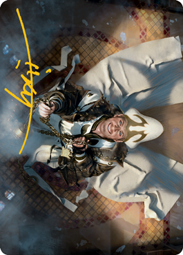 Jerren, Corrupted Bishop Art Card (Gold-Stamped Signature) [Innistrad: Midnight Hunt Art Series] | Odin's Place