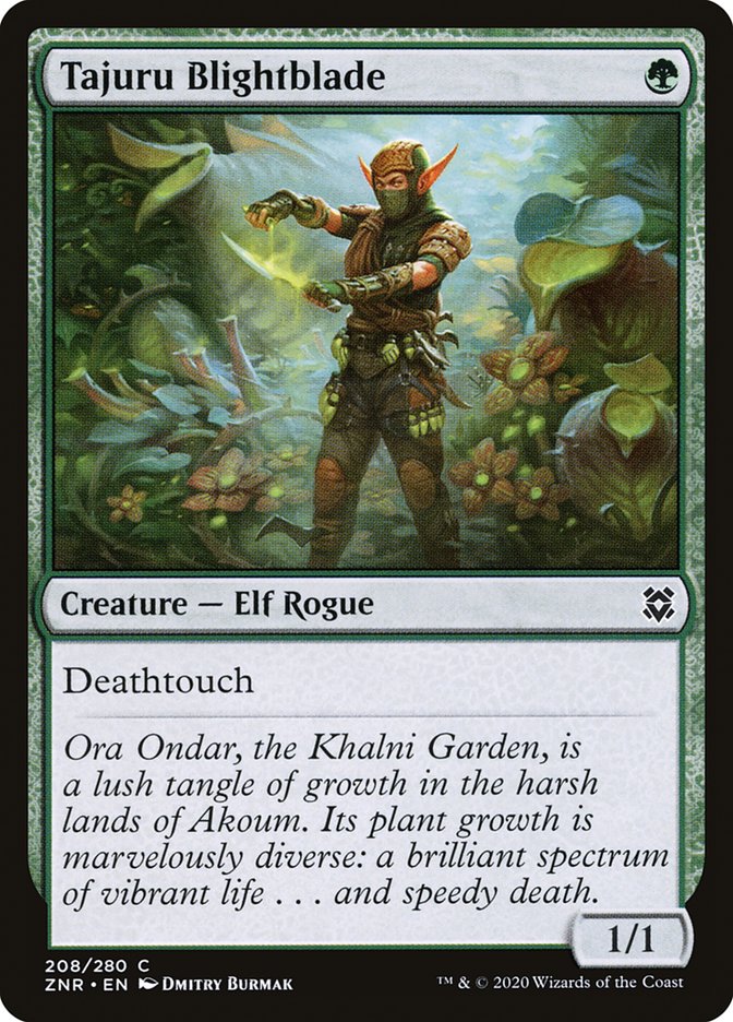 Tajuru Blightblade [Zendikar Rising] | Odin's Place