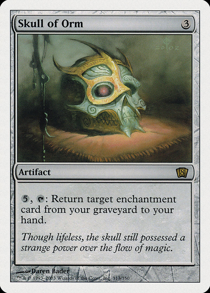 Skull of Orm (8th Edition) [Oversize Cards] | Odin's Place