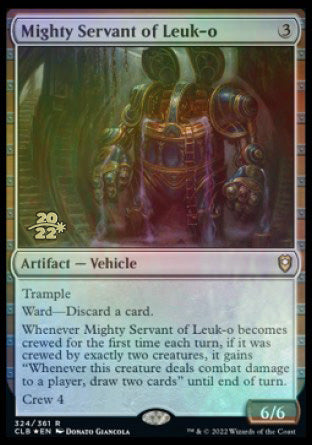 Mighty Servant of Leuk-o [Commander Legends: Battle for Baldur's Gate Prerelease Promos] | Odin's Place