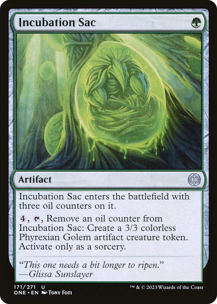 Incubation Sac [Phyrexia: All Will Be One] | Odin's Place