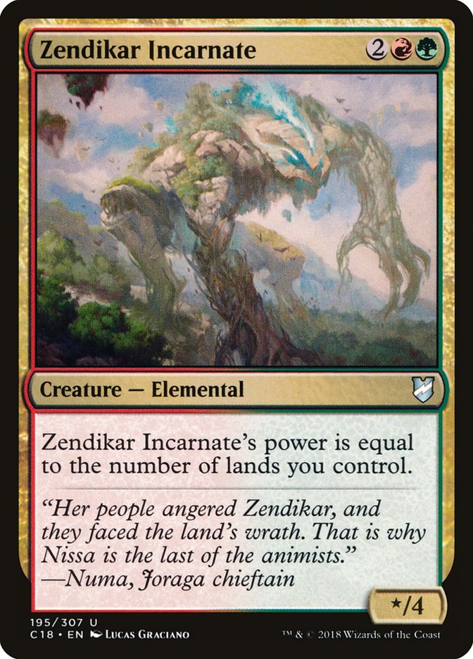 Zendikar Incarnate (195) [Commander 2018] | Odin's Place