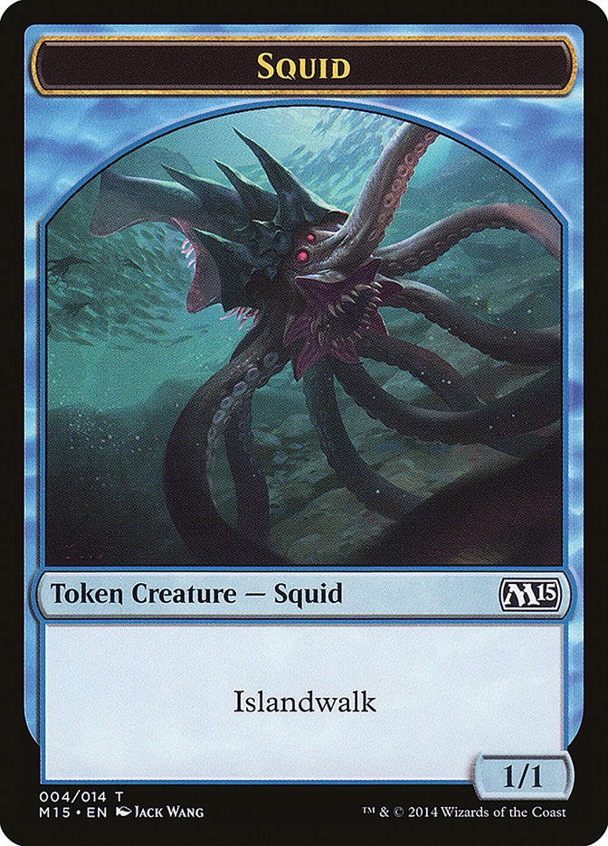Squid Token (4) [Magic 2015 Tokens] | Odin's Place