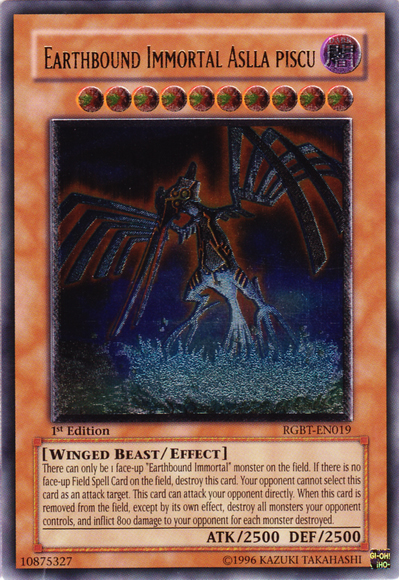 Earthbound Immortal Aslla Piscu [RGBT-EN019] Ultimate Rare | Odin's Place