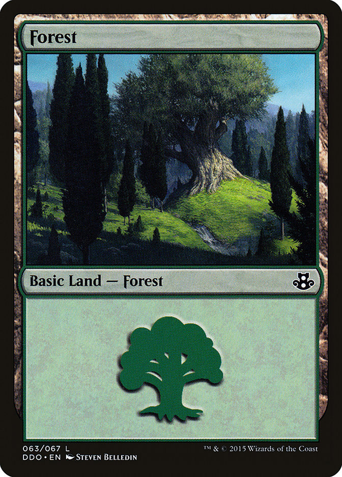 Forest (63) [Duel Decks: Elspeth vs. Kiora] | Odin's Place
