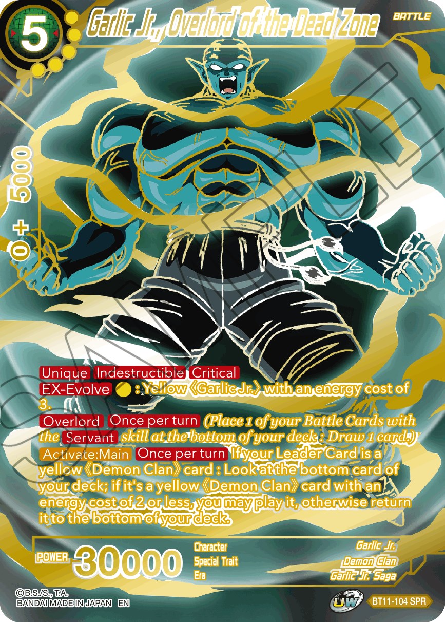 Garlic Jr., Overlord of the Dead Zone (SPR) (BT11-104) [Vermilion Bloodline] | Odin's Place