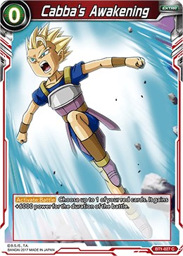 Cabba's Awakening (BT1-027) [Galactic Battle] | Odin's Place