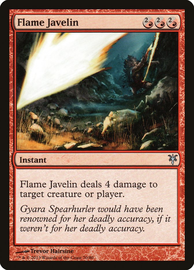 Flame Javelin (70) [Duel Decks: Sorin vs. Tibalt] | Odin's Place