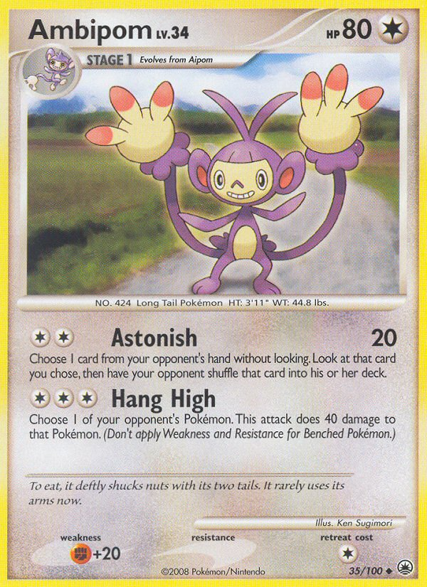 Ambipom (35/100) [Diamond & Pearl: Majestic Dawn] | Odin's Place