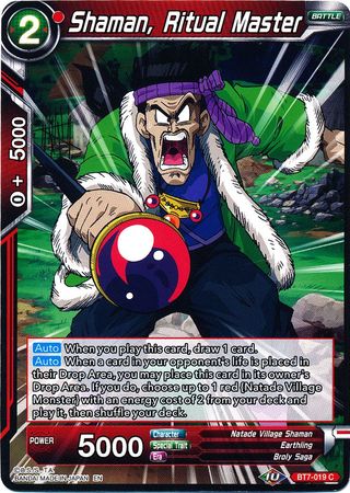 Shaman, Ritual Master (BT7-019) [Assault of the Saiyans] | Odin's Place