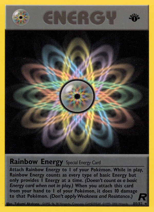 Rainbow Energy (80/82) [Team Rocket 1st Edition] | Odin's Place