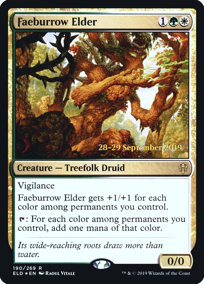 Faeburrow Elder [Throne of Eldraine Prerelease Promos] | Odin's Place