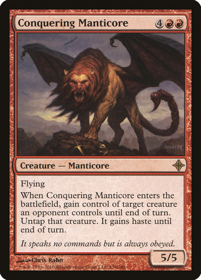 Conquering Manticore (139) [Rise of the Eldrazi] | Odin's Place