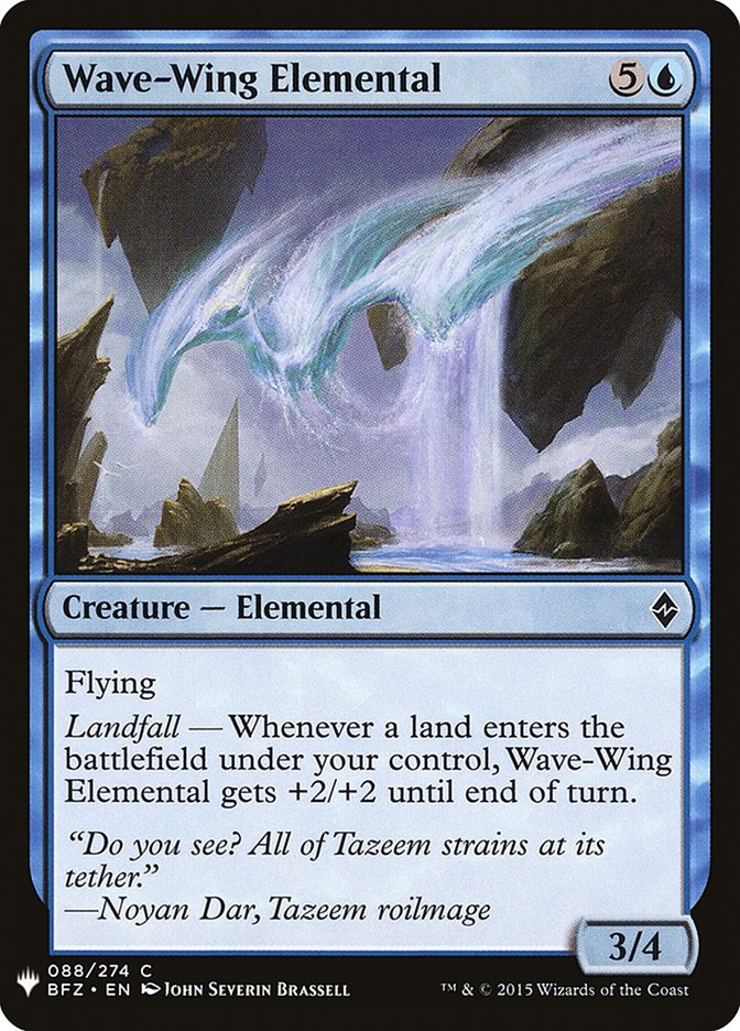 Wave-Wing Elemental [Mystery Booster] | Odin's Place