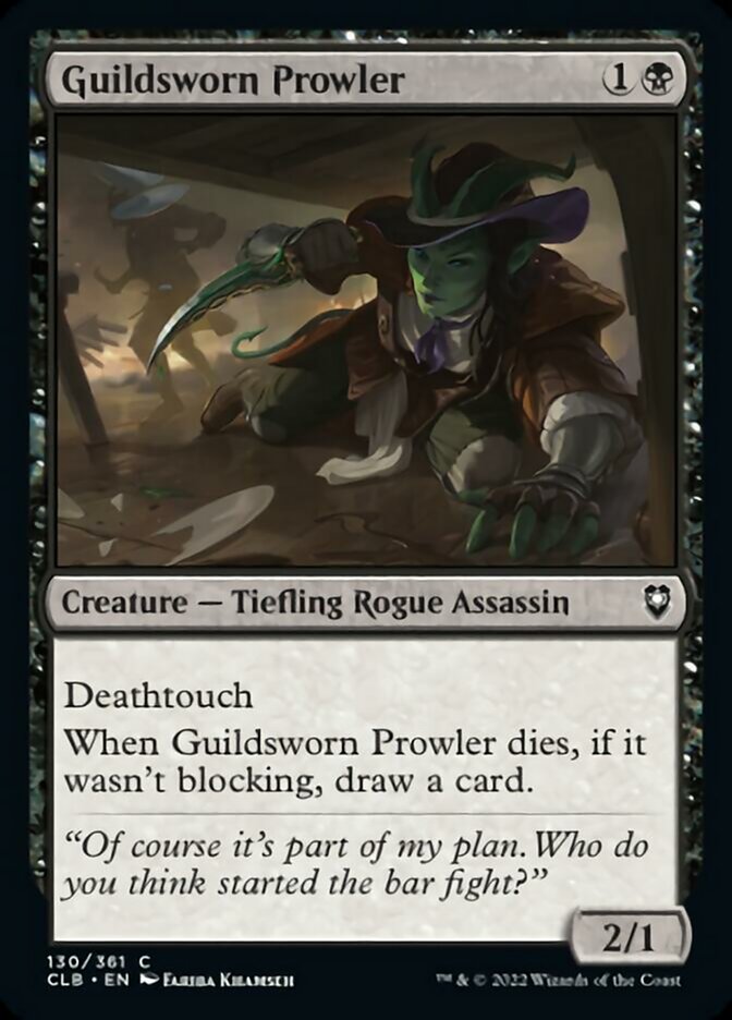Guildsworn Prowler [Commander Legends: Battle for Baldur's Gate] | Odin's Place