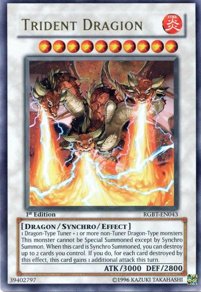 Trident Dragion [RGBT-EN043] Ultra Rare | Odin's Place
