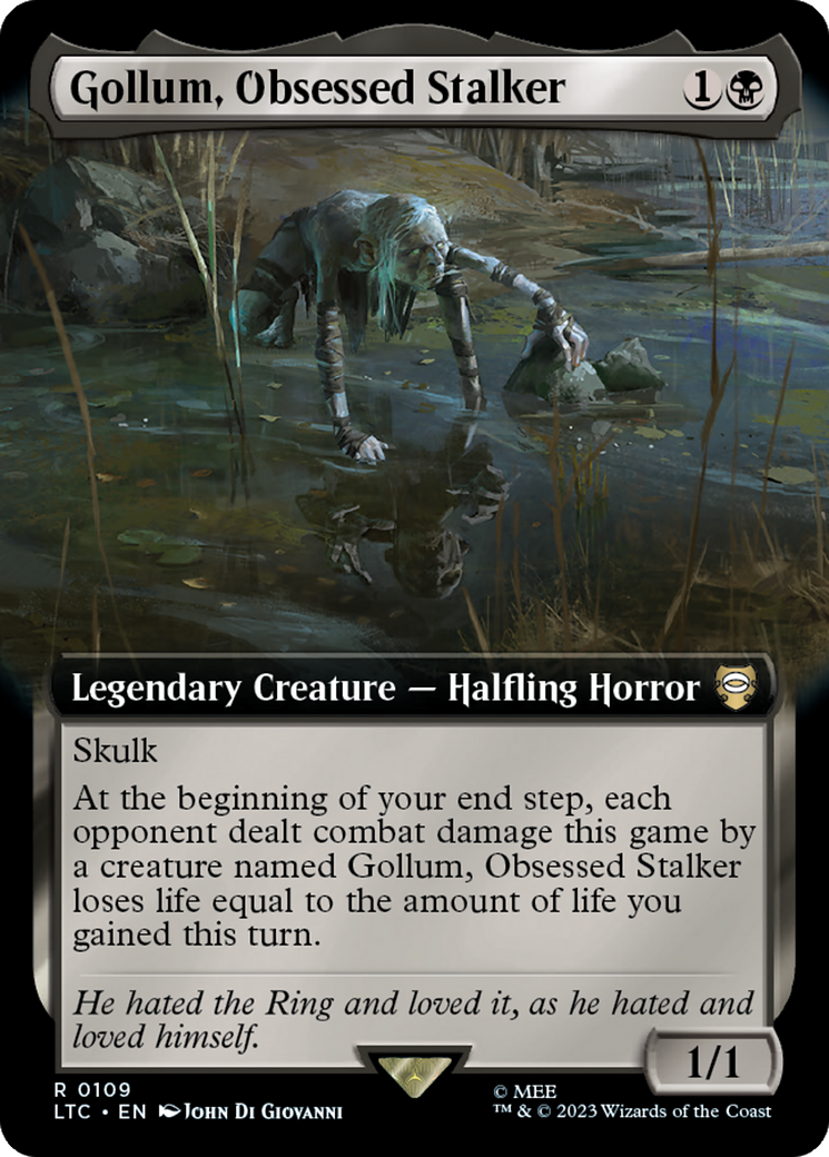 Gollum, Obsessed Stalker (Extended Art) [The Lord of the Rings: Tales of Middle-Earth Commander] | Odin's Place