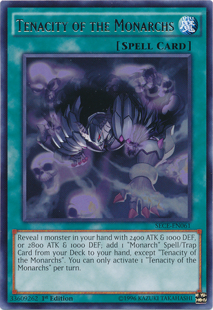 Tenacity of the Monarchs [SECE-EN061] Rare | Odin's Place