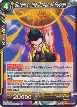 Gotenks, the Power of Fusion (BT10-112) [Rise of the Unison Warrior 2nd Edition] | Odin's Place