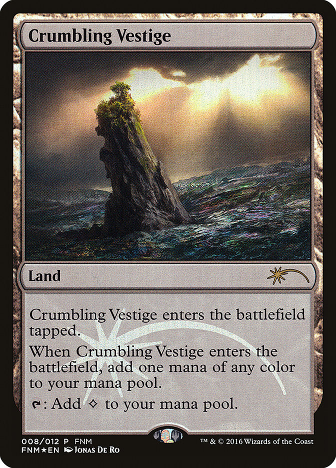 Crumbling Vestige (8) [Friday Night Magic 2016] | Odin's Place