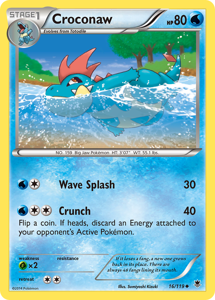 Croconaw (16/119) [XY: Phantom Forces] | Odin's Place