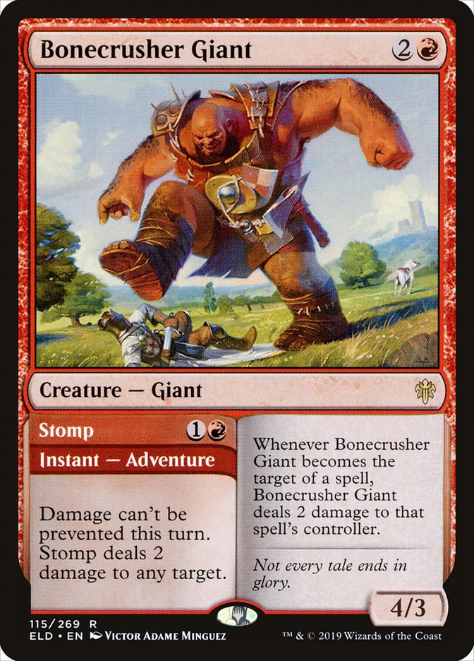 Bonecrusher Giant // Stomp [Throne of Eldraine] | Odin's Place