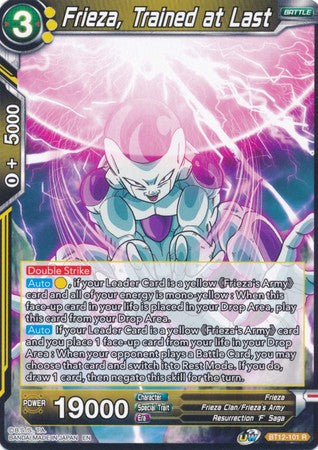 Frieza, Trained at Last (BT12-101) [Vicious Rejuvenation] | Odin's Place
