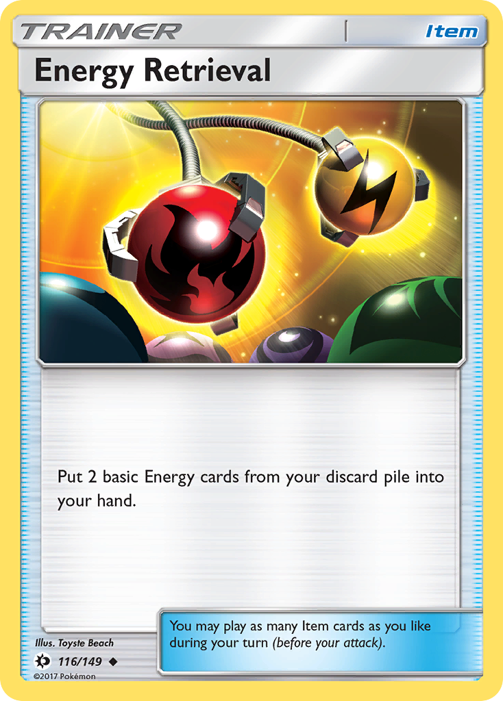 Energy Retrieval (116/149) [Sun & Moon: Base Set] | Odin's Place