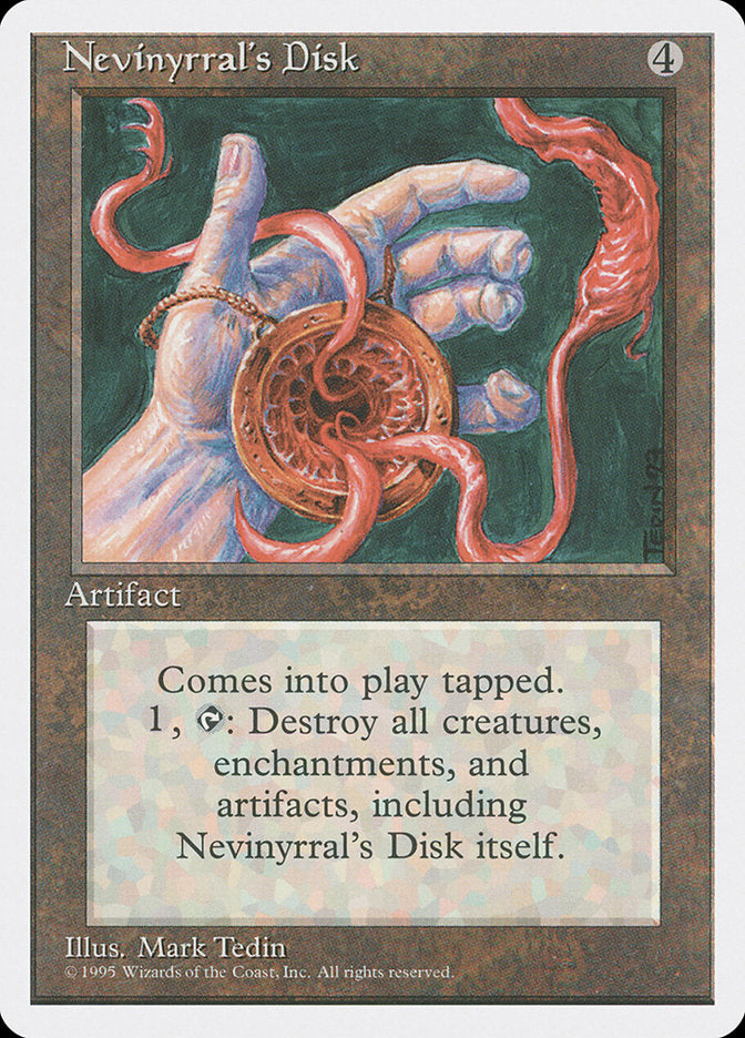 Nevinyrral's Disk (338) [Fourth Edition] | Odin's Place