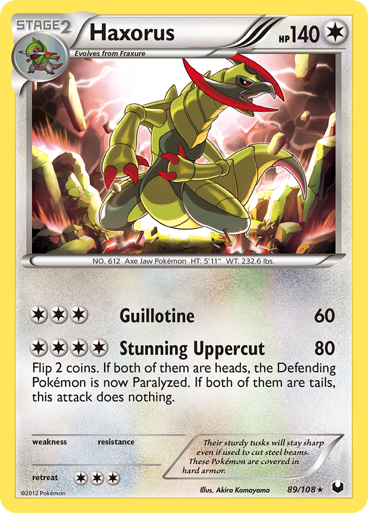 Haxorus (89/108) [Black & White: Dark Explorers] | Odin's Place