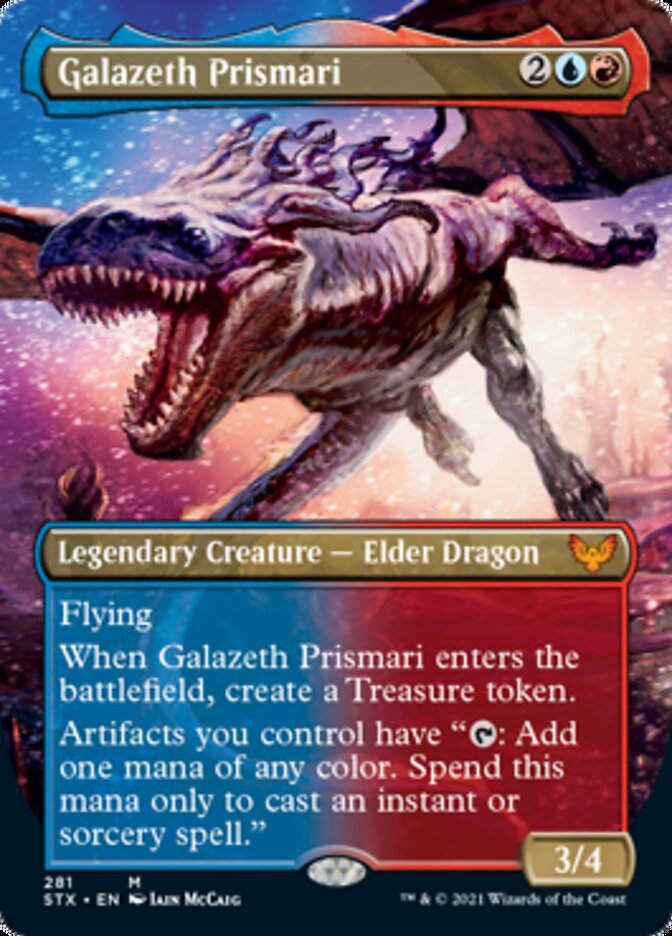 Galazeth Prismari (Borderless Alternate Art) [Strixhaven: School of Mages] | Odin's Place