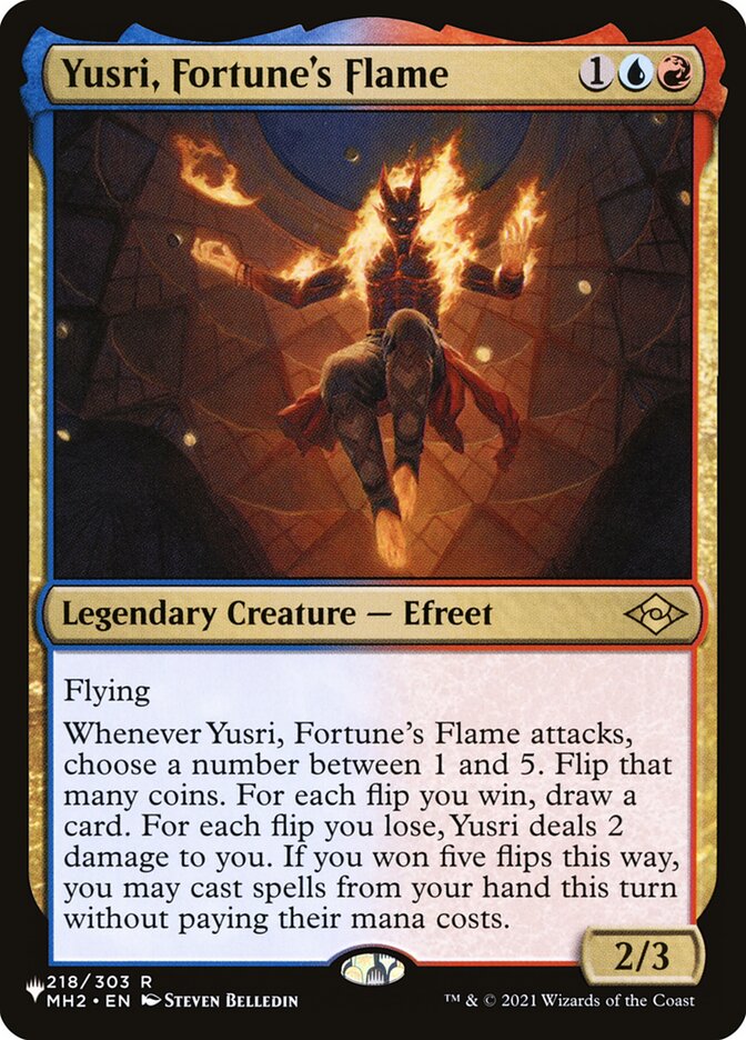 Yusri, Fortune's Flame [Secret Lair: Heads I Win, Tails You Lose] | Odin's Place