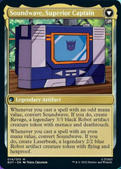 Soundwave, Sonic Spy // Soundwave, Superior Captain [Transformers] | Odin's Place