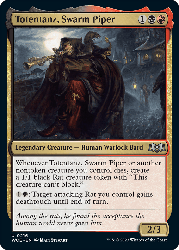 Totentanz, Swarm Piper [Wilds of Eldraine] | Odin's Place