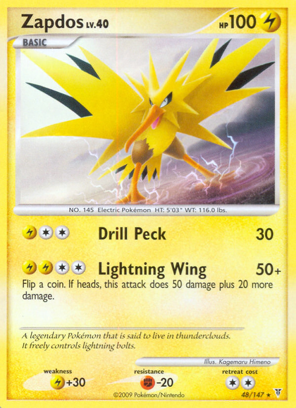 Zapdos (48/147) [Platinum: Supreme Victors] | Odin's Place