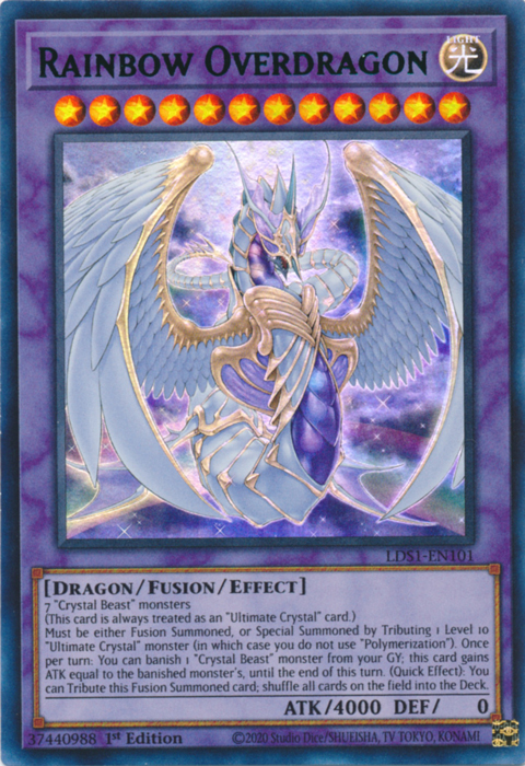Rainbow Overdragon (Green) [LDS1-EN101] Ultra Rare | Odin's Place