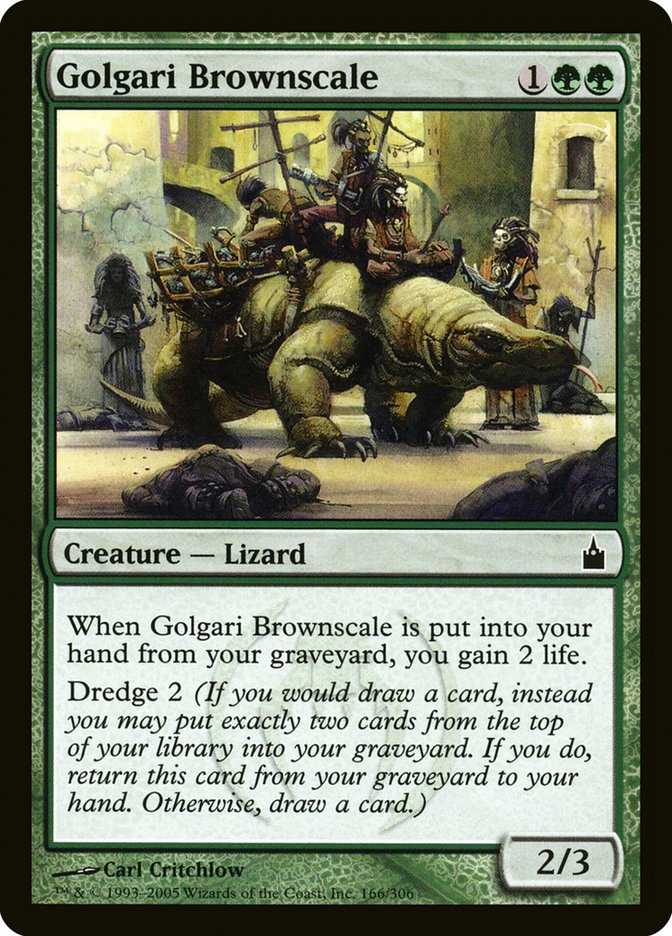 Golgari Brownscale (166) [Ravnica: City of Guilds] | Odin's Place